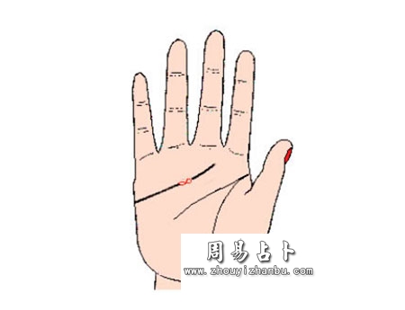 感情线岛纹