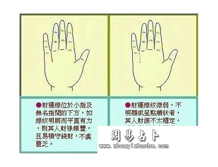 财运线位置