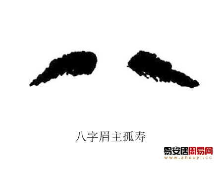 八字眉面相图解