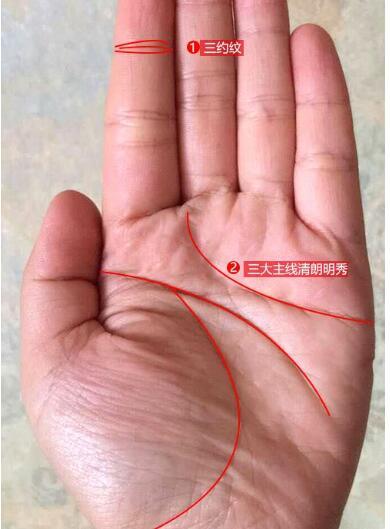 注定是大富大贵，出人头地，财运亨通的手相