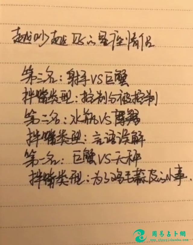 爱神星座：那些吵架，感情越好的星座！真叫人羡慕！