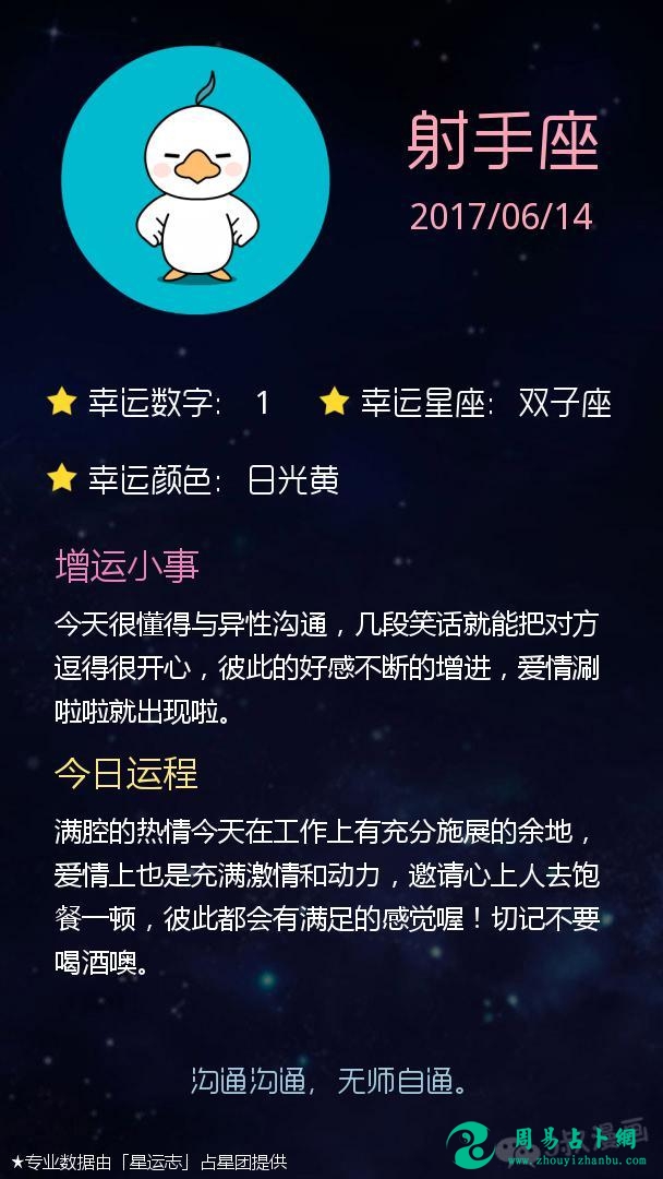 「星座运势」2017-06-14，双子座坏运气聚集，摩羯座努力就对了