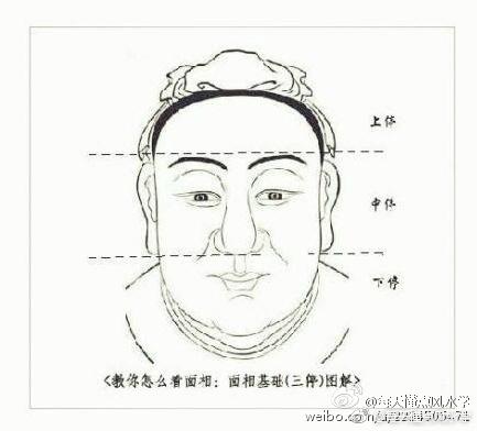 教你怎么看面相：面相基础图解