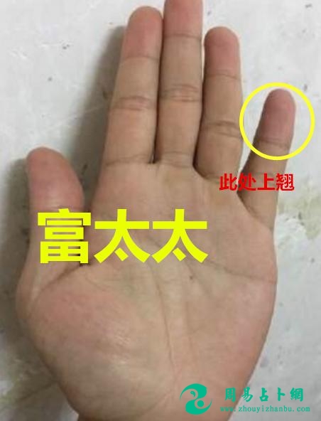 手相中此处“上翘”非富即贵，今生不是“少奶奶”就是“阔太太”